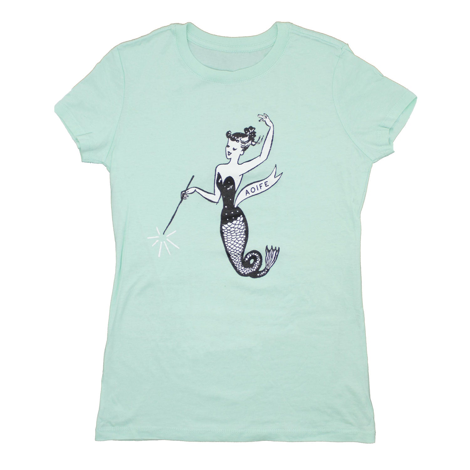 Girl's Mermaid T-shirt Girl's T-shirt Junior Top