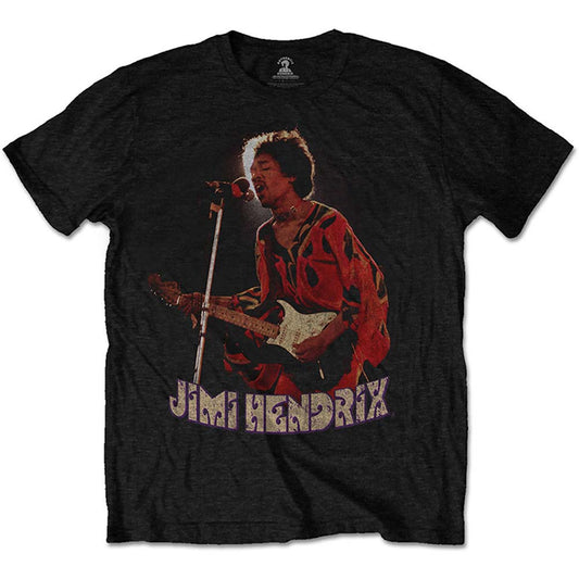 Jimi Hendrix Orange Kaftan Slim Fit T-shirt Front