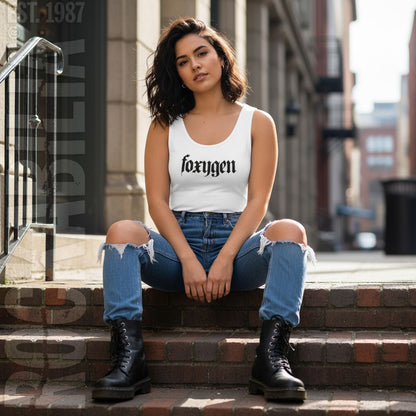 Girl's Black Logo Muscle Tank Womens Tank