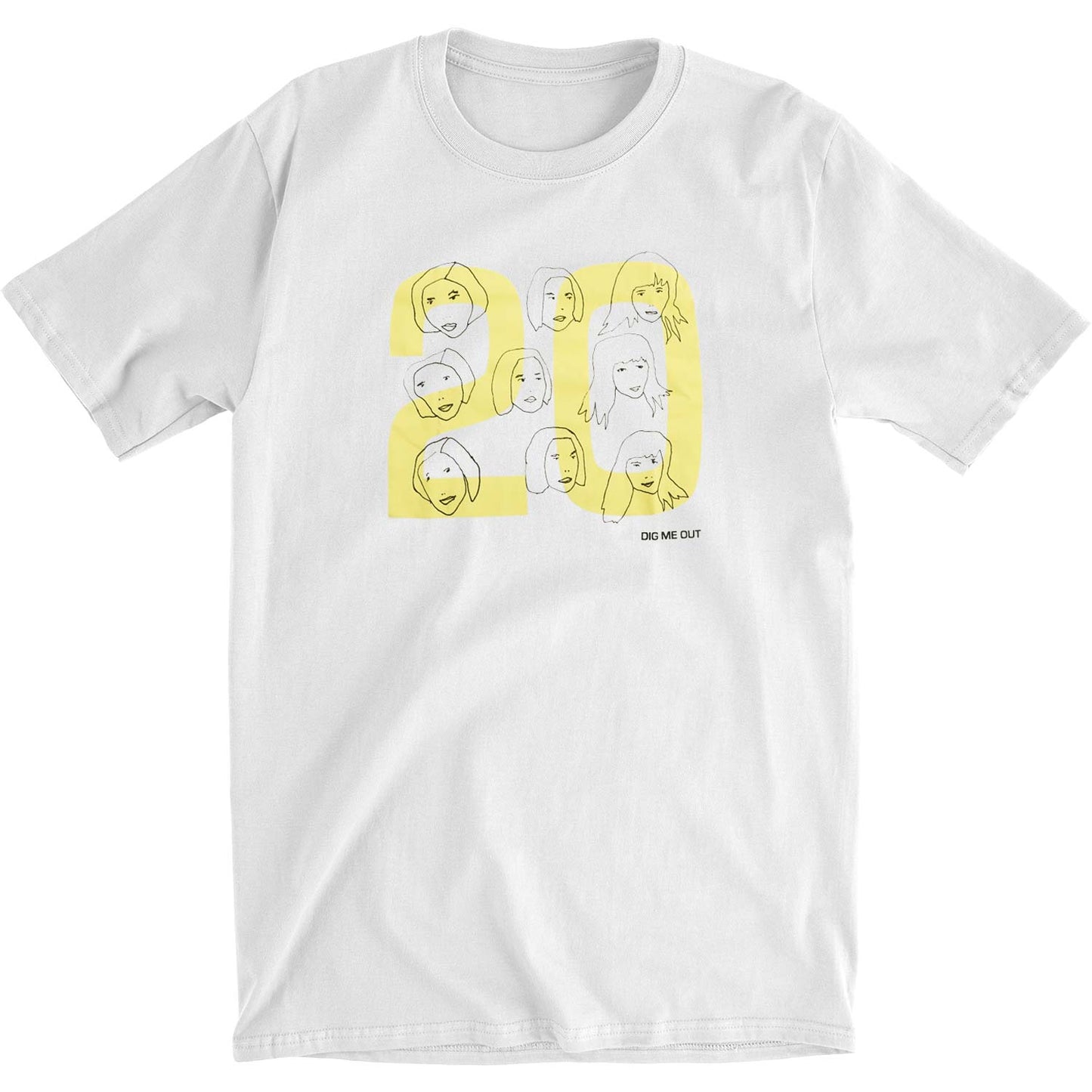 Sleater-Kinney DMO 20th Anniversary Slim Fit T-shirt Front