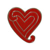 Heart Enamel Pin Pewter Pin Badge