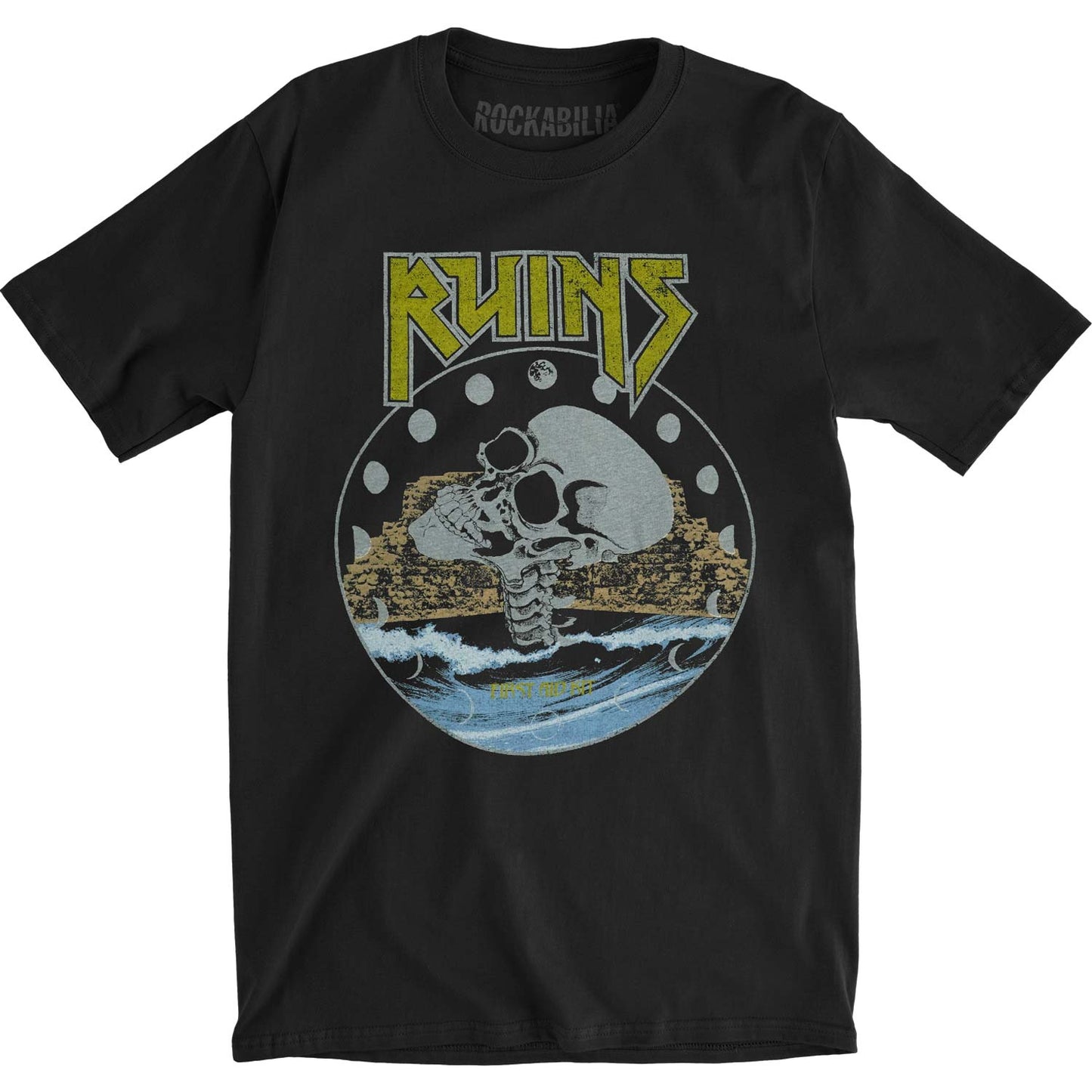 First Aid Kit Skull Slim Fit T-shirt Front