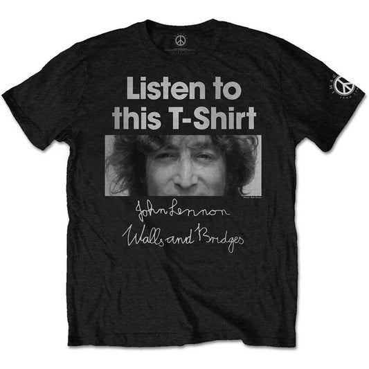 John Lennon Listen Lady Slim Fit T-shirt Front