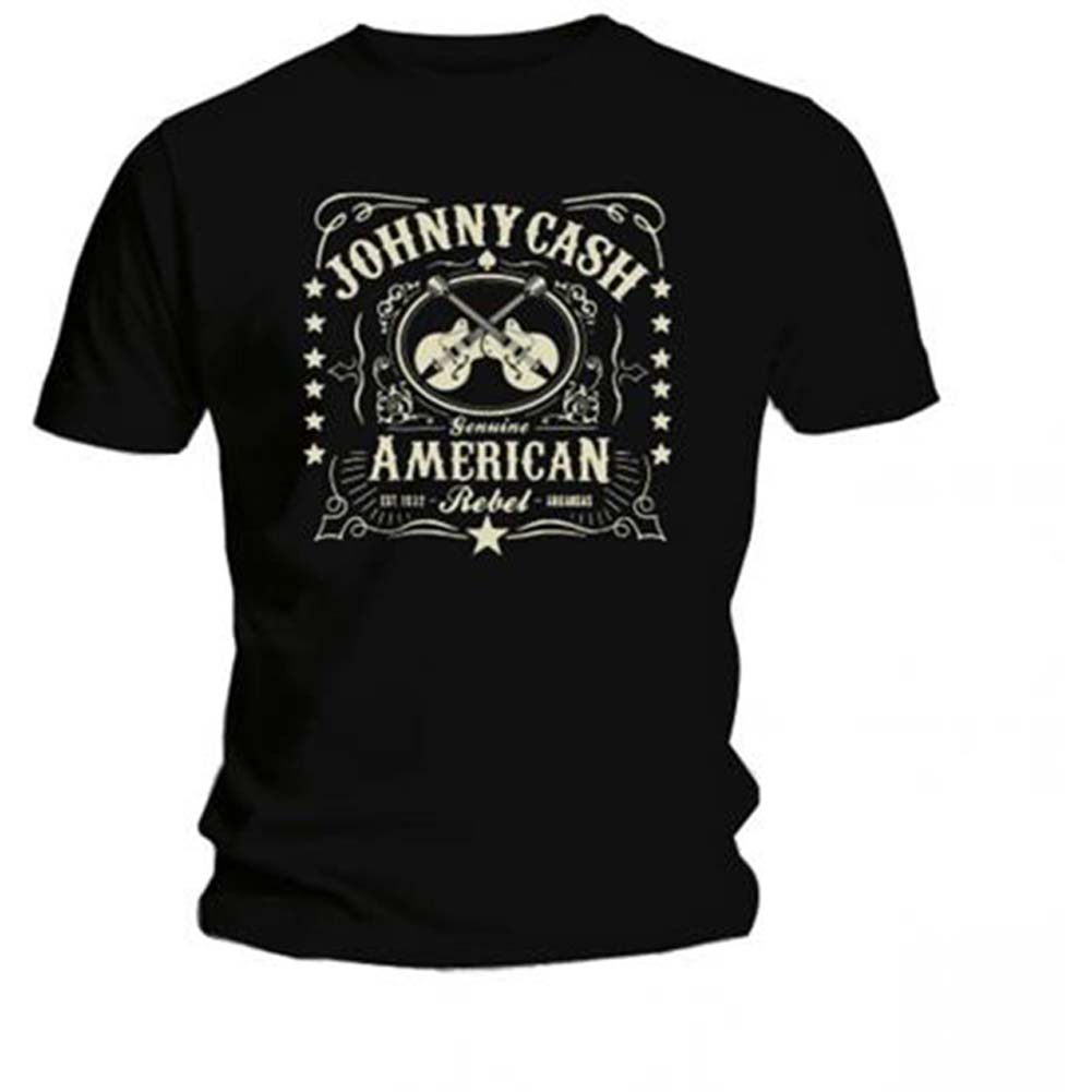 Johnny Cash American Rebel T-shirt Front