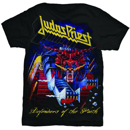 Judas Priest Defenders Of The Faith Slim Fit T-shirt Front