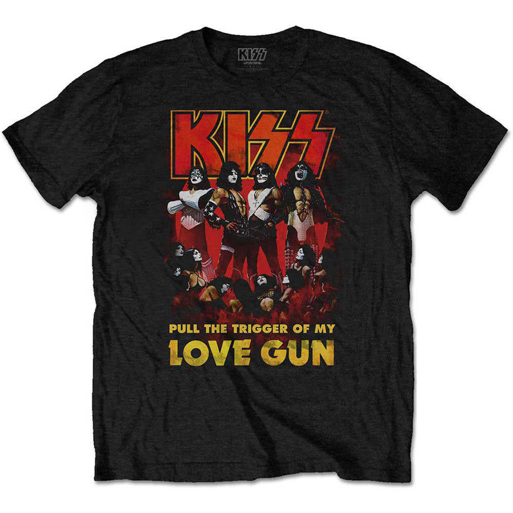 KISS Love Gun Glow Slim Fit T-shirt Front