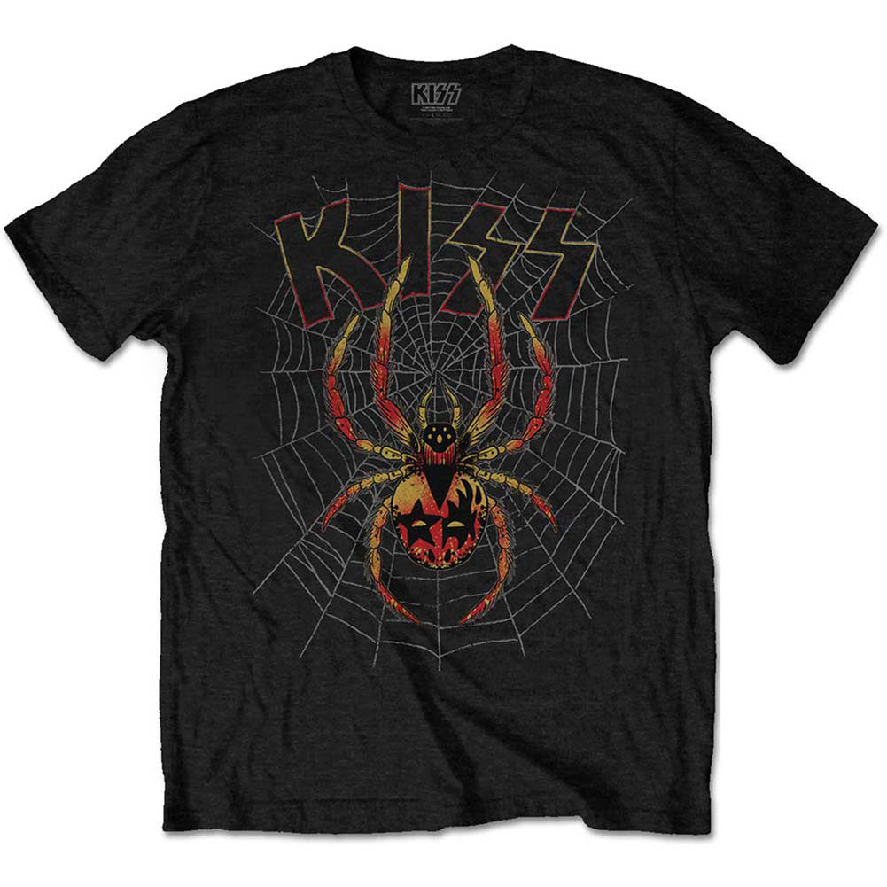 KISS Spider Slim Fit T-shirt Front