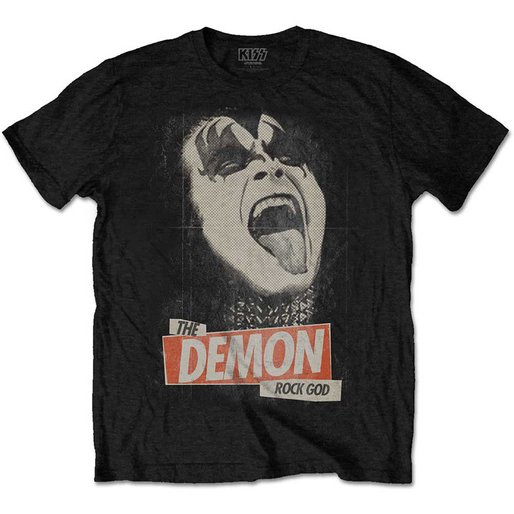 KISS The Demon Rock Slim Fit T-shirt Front