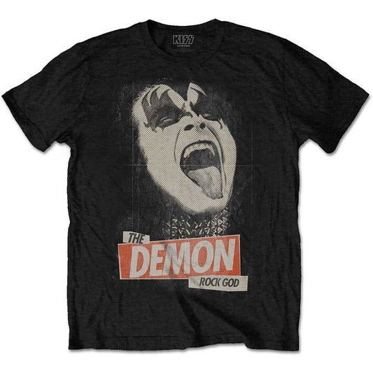 KISS The Demon Rock Slim Fit T-shirt Front