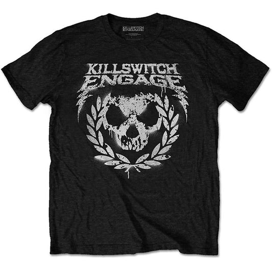 Killswitch Engage Skull Spraypaint T-shirt Front
