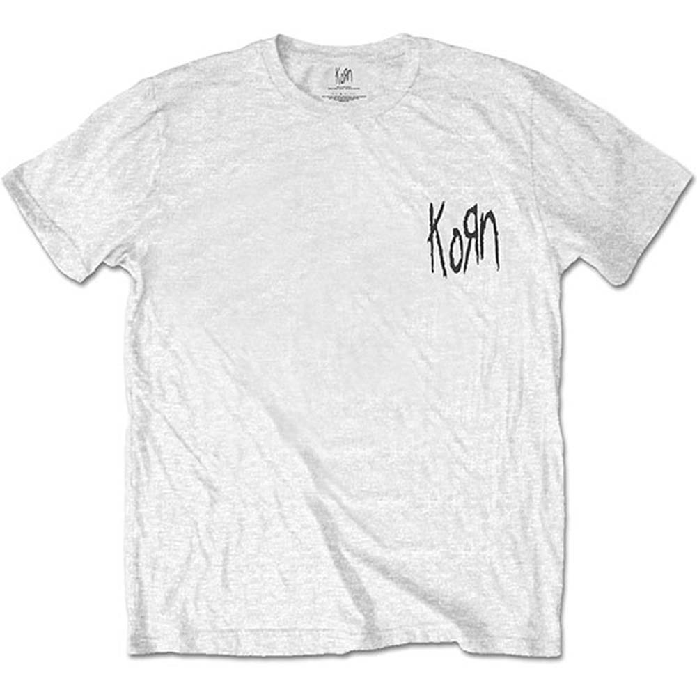 Korn Scratched Type (Back Print) Slim Fit T-shirt Front