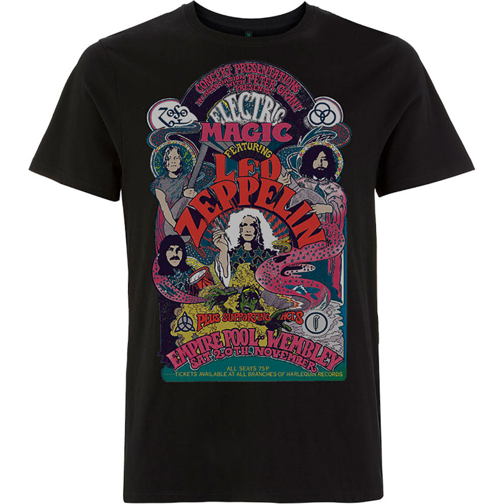 Led Zeppelin Full Colour Electric Magic Slim Fit T-shirt Front
