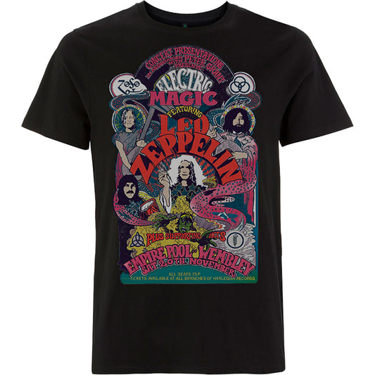 Led Zeppelin Full Colour Electric Magic Slim Fit T-shirt Front