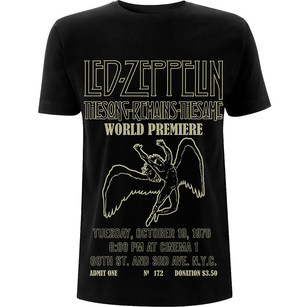 Led Zeppelin TSRTS World Premier Slim Fit T-shirt Front
