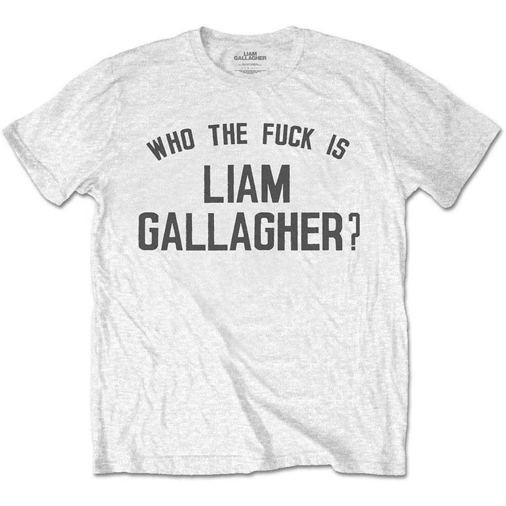 Liam Gallagher Who the Fuck... Slim Fit T-shirt Front