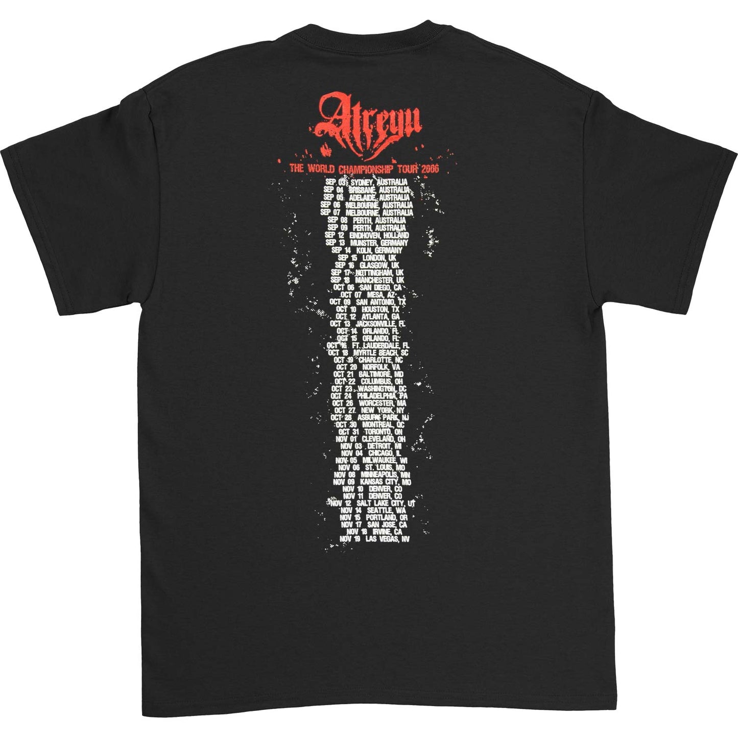 Atreyu Skullyfield Youth T T-shirt Back