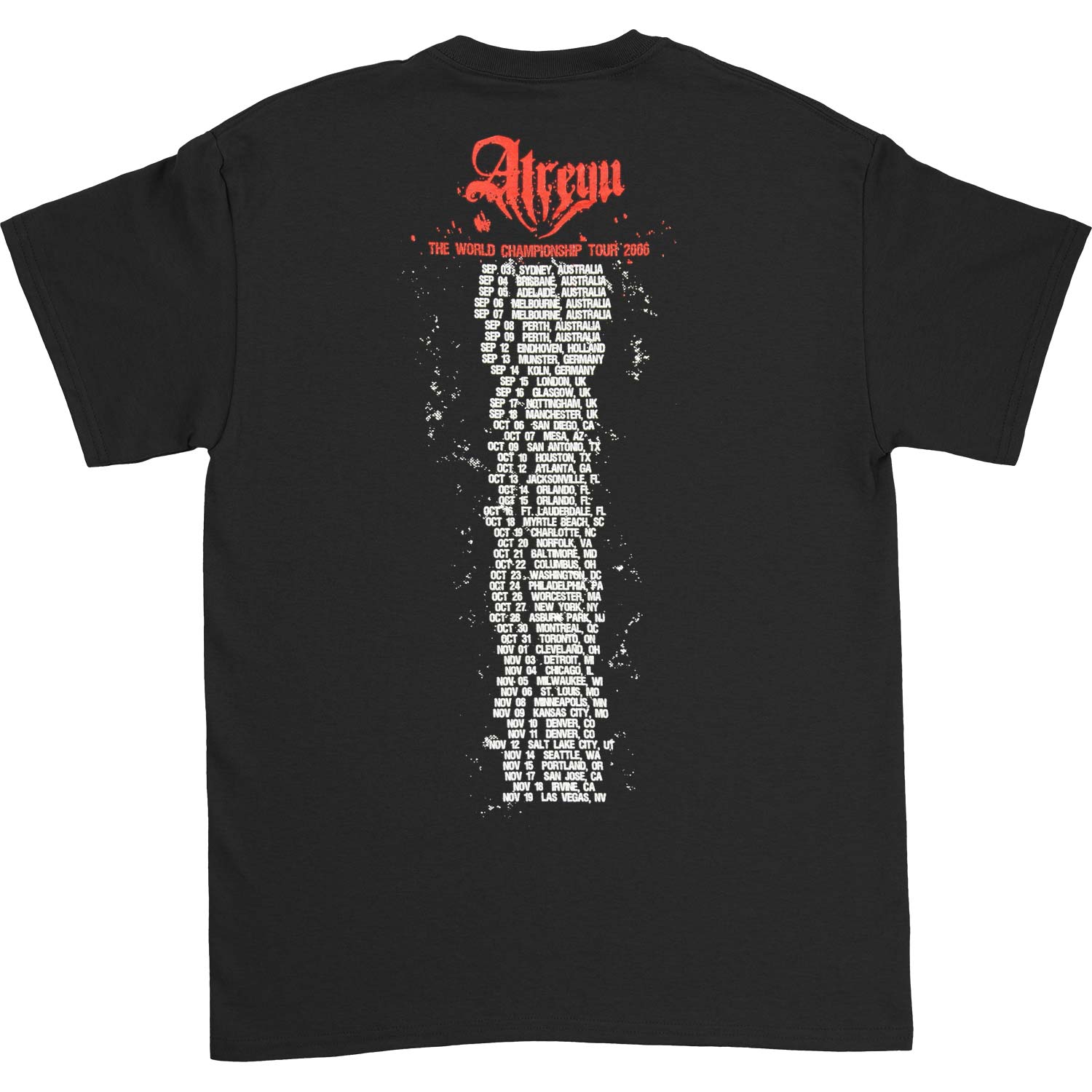 Atreyu Skullyfield Youth T T-shirt Back