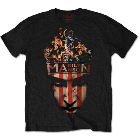 Marilyn Manson Crown Slim Fit T-shirt Front