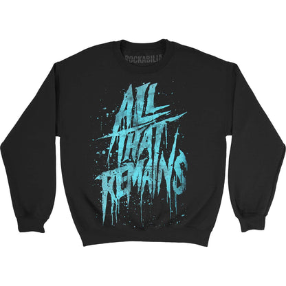 All That Remains Torn Logo Sweatshirt Front