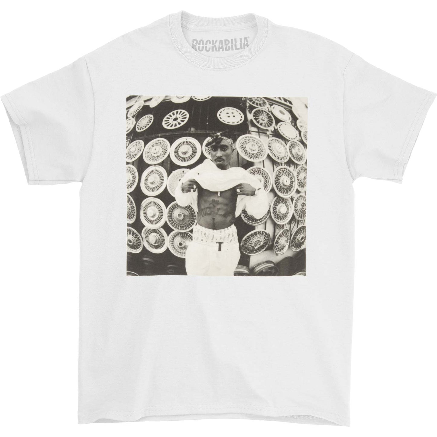 Tupac Tattoos T-shirt Front