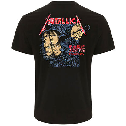 Metallica And Justice For All (Original) (Back Print) Slim Fit T-shirt Back