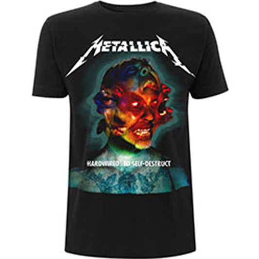 Metallica Hardwired Album Cover Slim Fit T-shirt Front
