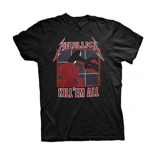 Metallica Kill 'Em All (Back Print) Slim Fit T-shirt Front