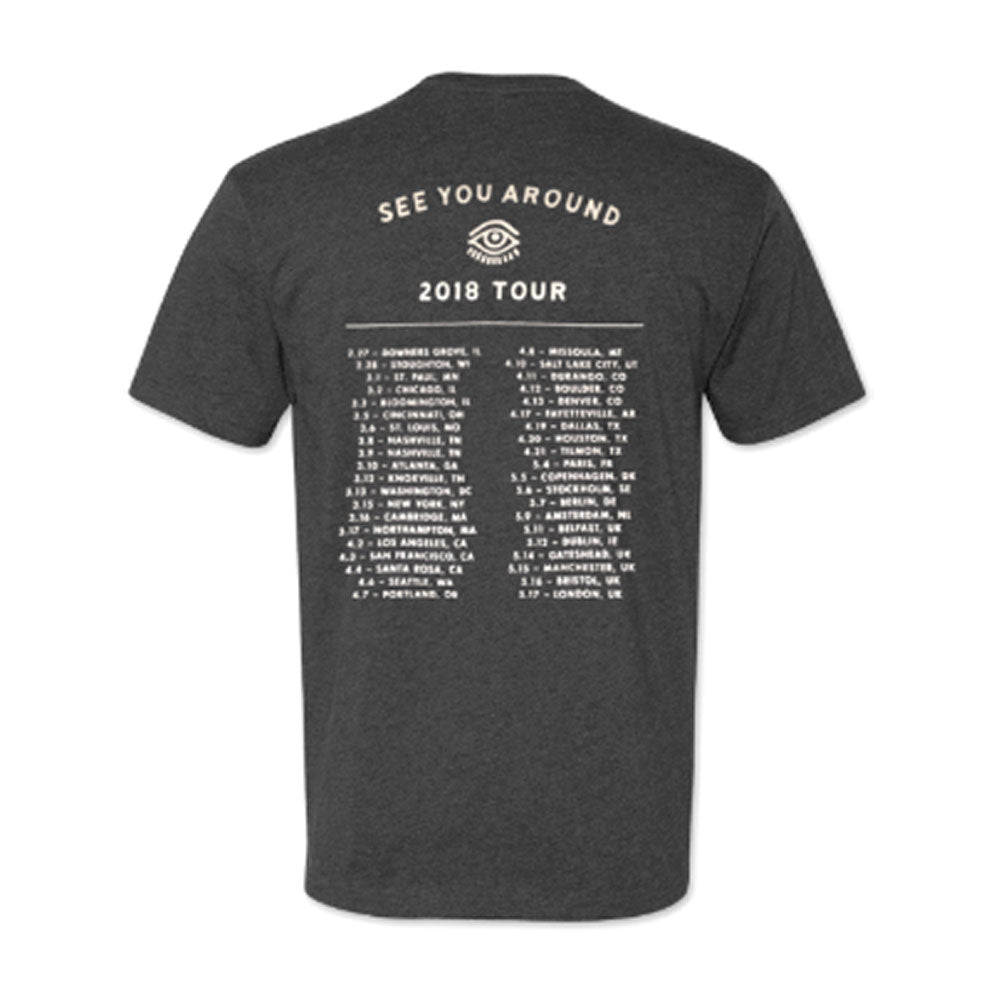 I'm With Her Eyeball Slim Fit T-shirt Back