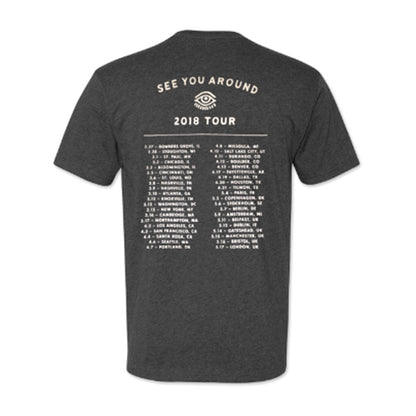 I'm With Her Eyeball Slim Fit T-shirt Back