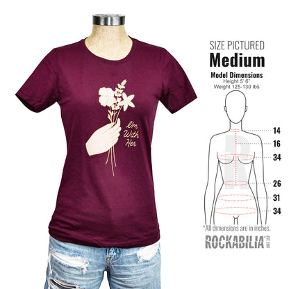 Women's State Flowers Junior Top