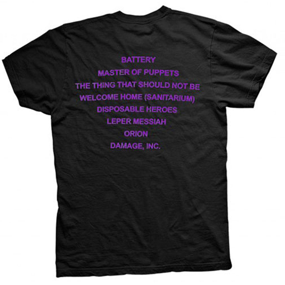 Metallica Master of Puppets (Back Print) Slim Fit T-shirt Back