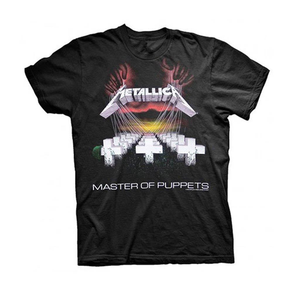 Metallica Master of Puppets (Back Print) Slim Fit T-shirt Front