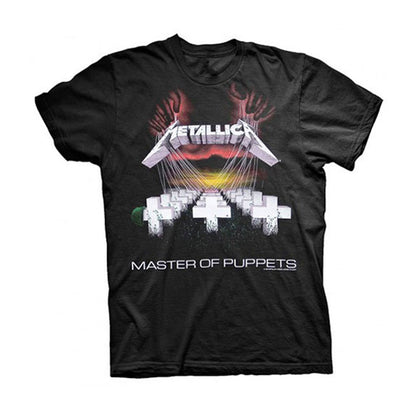Metallica Master of Puppets (Back Print) Slim Fit T-shirt Front
