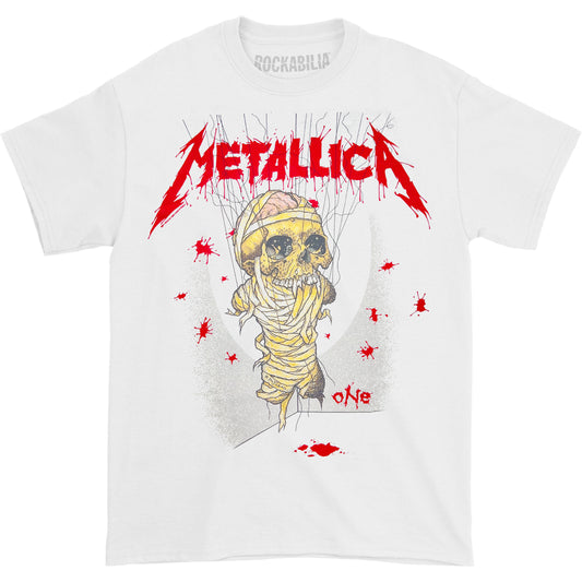 Metallica One Landmine (Back Print) Slim Fit T-shirt Front
