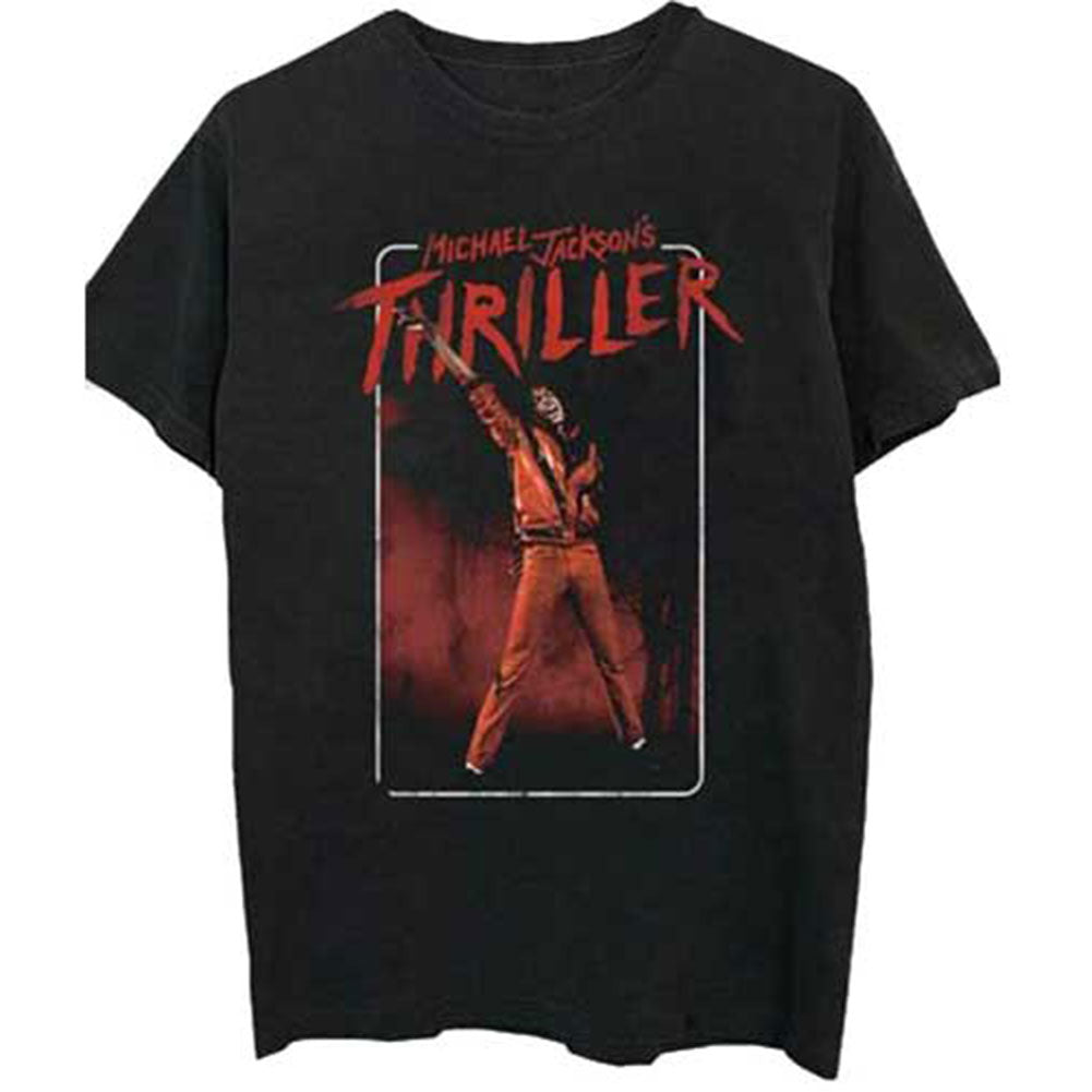 Michael Jackson Thriller White Red Suit Slim Fit T-shirt Front