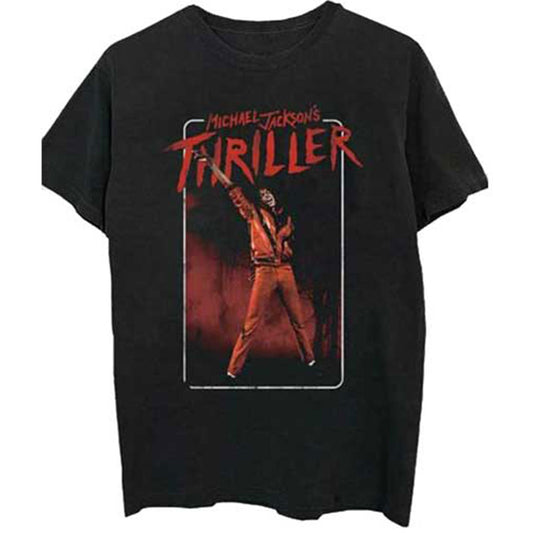 Michael Jackson Thriller White Red Suit Slim Fit T-shirt Front