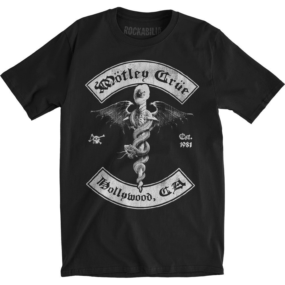 Motley Crue Feelgood Hollywood Revision Slim Fit T-shirt Front