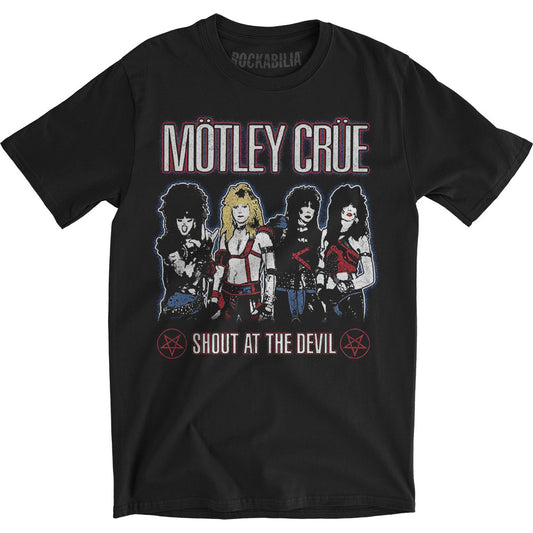 Motley Crue Shout at the Devil Slim Fit T-shirt Front