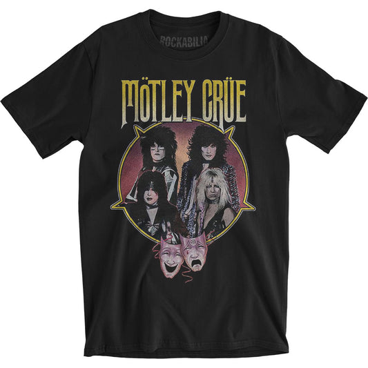 Motley Crue Theatre Pentagram Slim Fit T-shirt Front