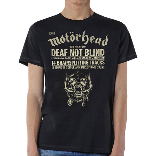 Motorhead Deaf Not Blind Slim Fit T-shirt Front