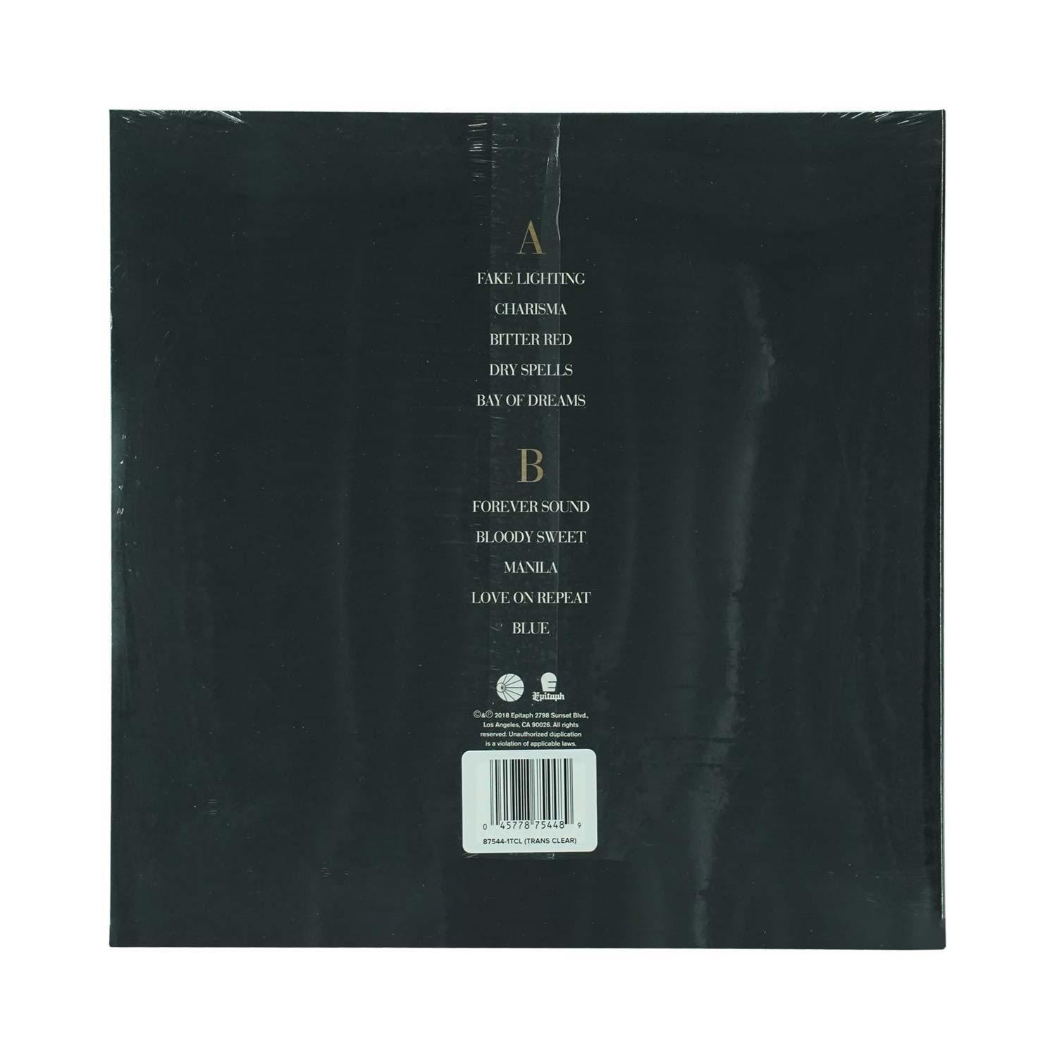 Pianos Become The Teeth Wait For Love LP (Clear) Vinyl Back