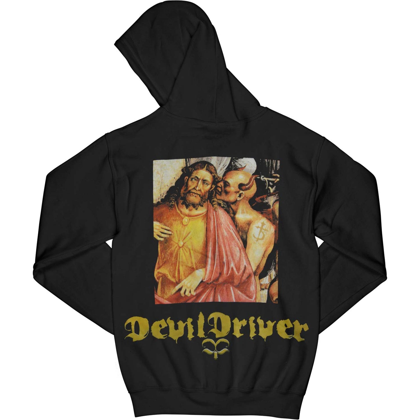Devil Driver Zippered Hooded Sweatshirt Back