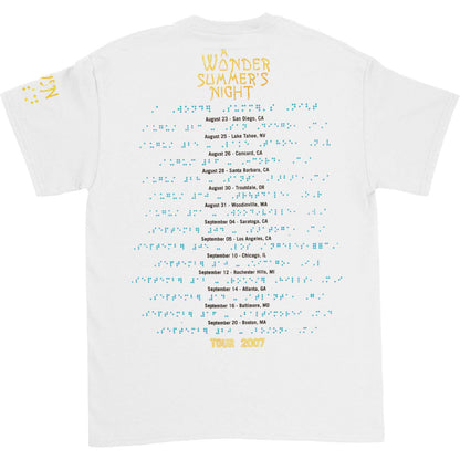 Summer Tour on White T-shirt