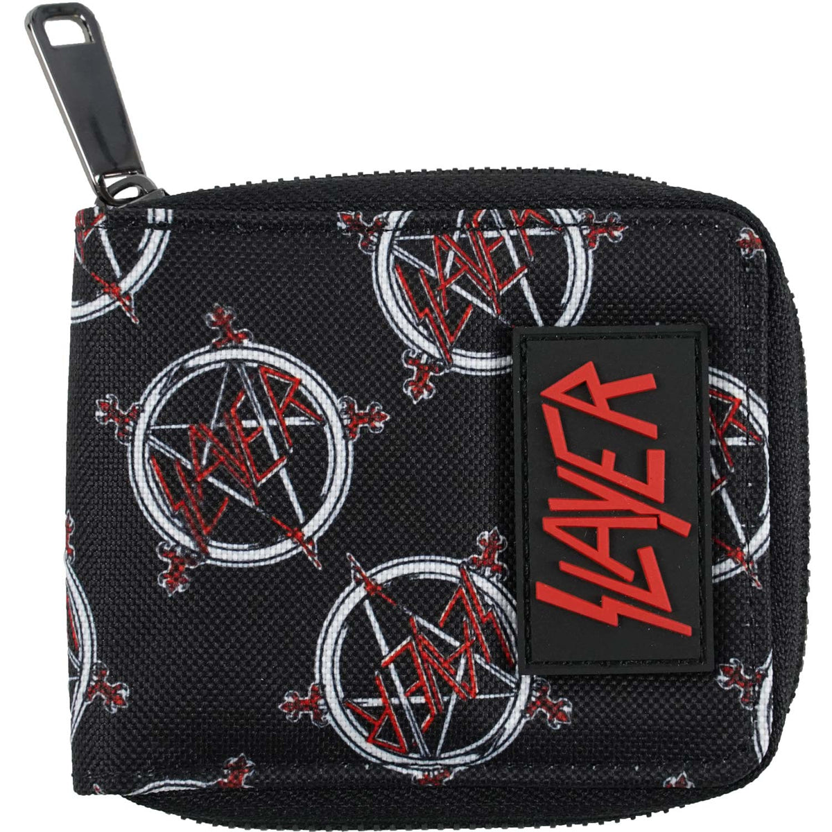 Slayer Pentagram Logo Zip Wallet Girls Wallet Front