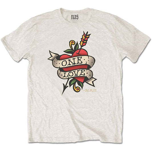 Nas Love Tattoo Slim Fit T-shirt Front