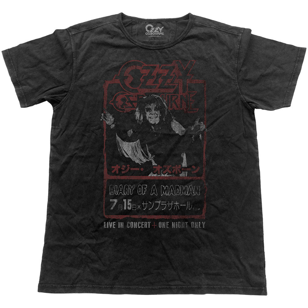Ozzy Osbourne Japan Flyer (Vintage Finish) Vintage T-shirt Front