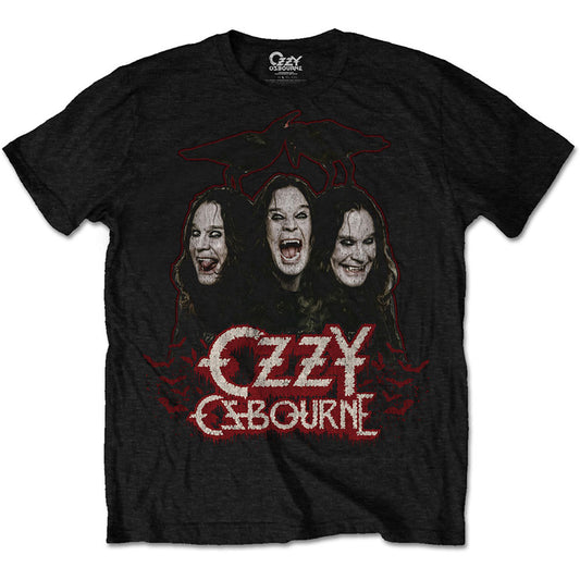 Ozzy Osbourne Crows & Bars Slim Fit T-shirt Front