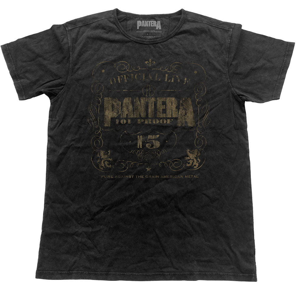 Pantera 101% Proof (Vintage Finish) Vintage T-shirt Front