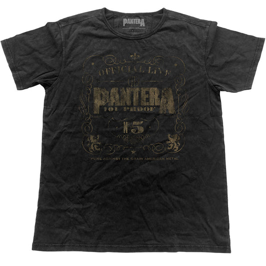 Pantera 101% Proof (Vintage Finish) Vintage T-shirt Front