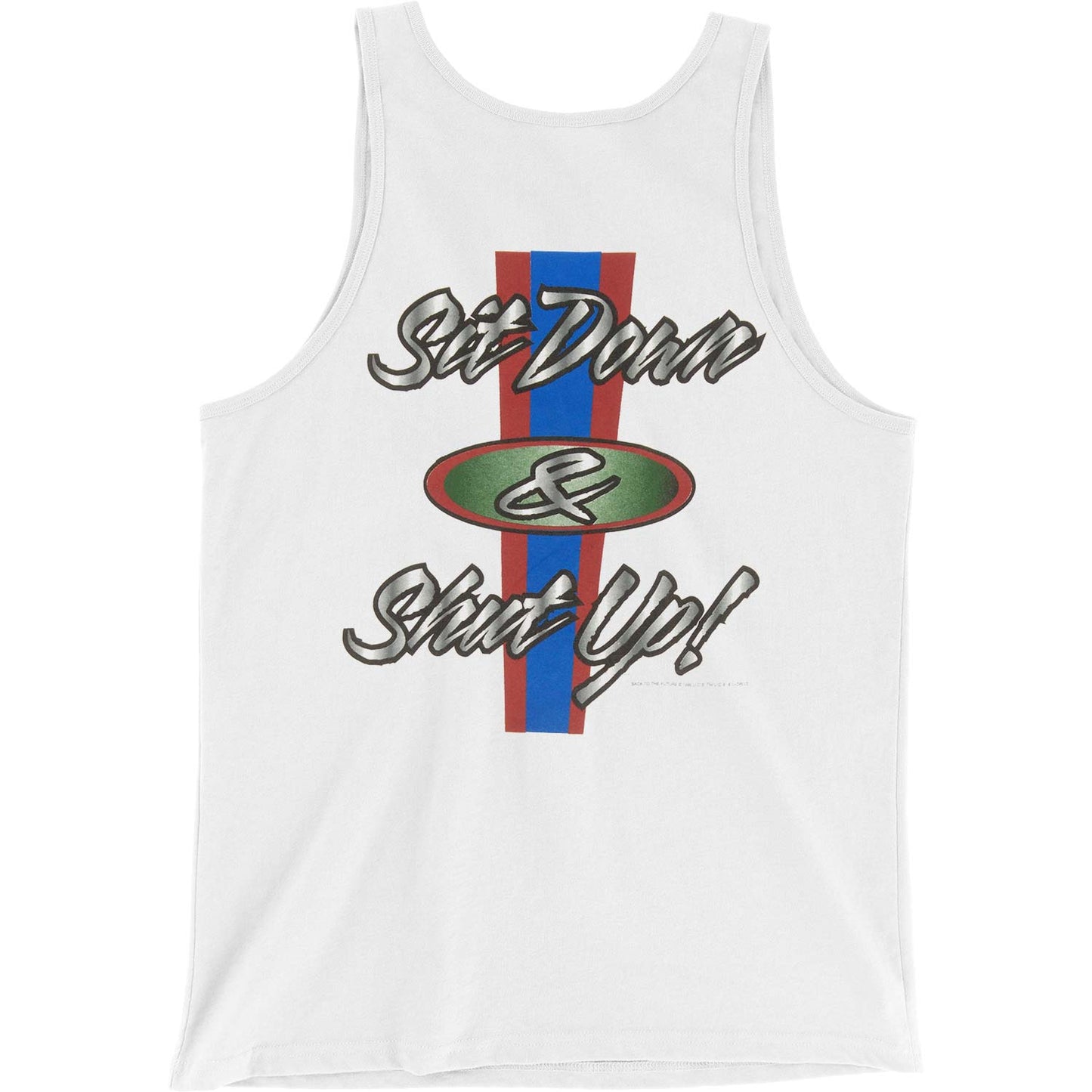 Back To The Future Mens Tank Front